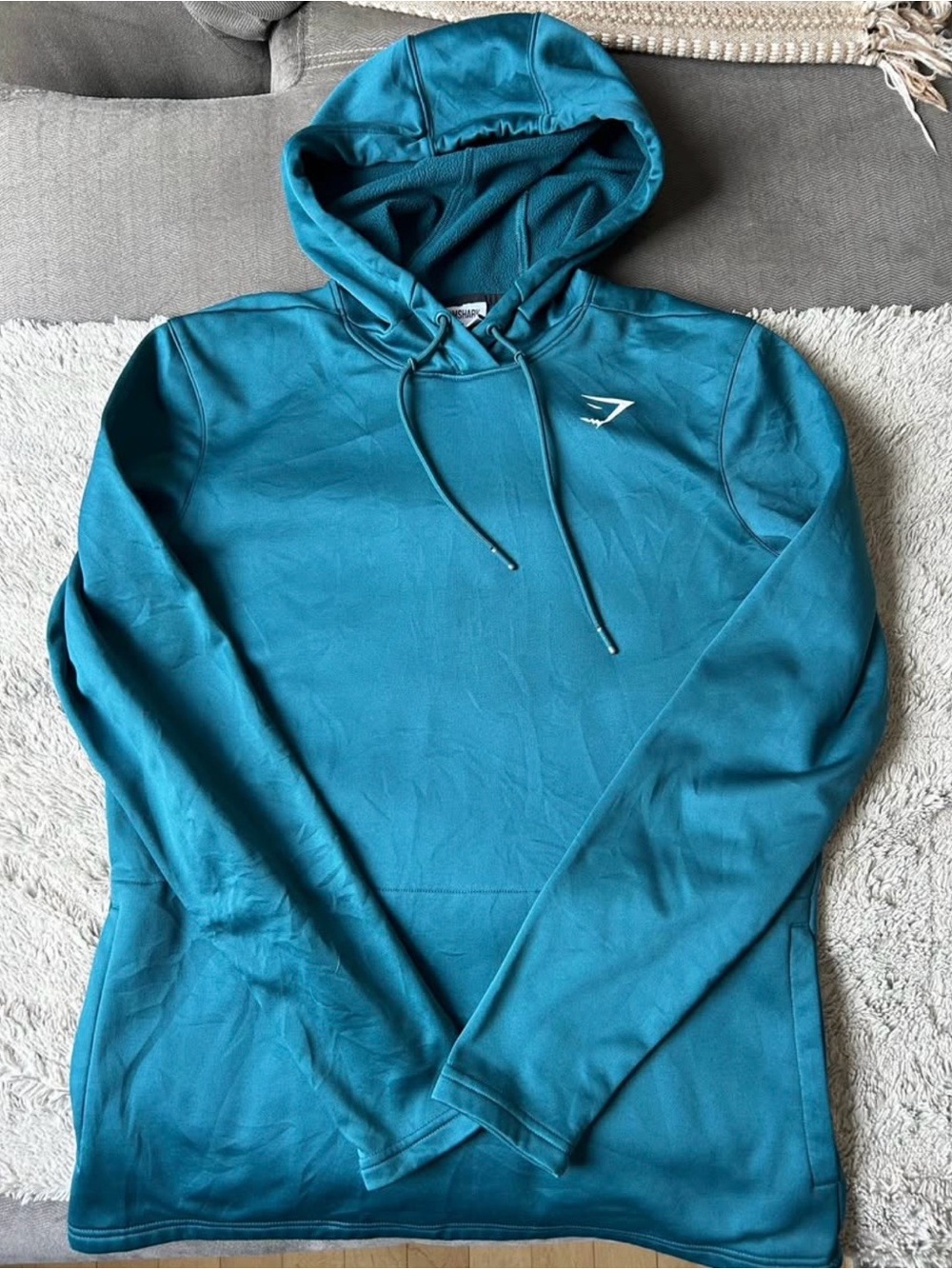 Men’s Gymshark Teal Pullover Hoodie